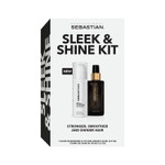 Sebastian Professional Dark Oil Styling Hair Oil & No.Breaker Bonding & Styling Leave In Cream Kit | For Damaged Hair | Repair, Smooth & Style | 95Ml, 145Ml