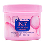 Ampro Long-Aid K7 Hair And Scalp Conditioner - Rich With Natural Emollients - Provides Stronger Hair And Scalp For All Hair Textures - Protects Against Humidity And Nature - 4 Oz