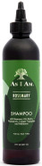 As I Am Rosemary Shampoo 8 Oz - Scalp Treatment For Hair Density - With Biotin & Saw Palmetto