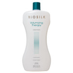 Biosilk Volumizing Therapy Conditioner, Adds Volume & Body While Moisturizing & Conditioning Hair, Sulfate, Paraben & Cruelty-Free, 34 Oz