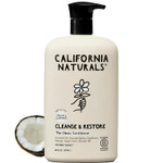 California Naturals Conditioner W/Coconut Milk, Vitamin E For Dry Hair & Scalp Care In Women & Men, Natural, Vegan, Paraben & Sulfate Free, Color Safe Conditioner, All Hair Types, 16.5 Fl Oz
