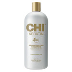 Chi Keratin Reconstructing Shampoo, Delivers Healthier Hair, Adds Shine & Helps Prevent Future Breakage, Sulfate, Paraben, & Cruelty-Free, 12 Oz