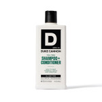 Duke Cannon Supply Co. 2-In-1 Hair Wash - Masculine Scent - Gentle Cleansing Hair Wash For Men - Stimulating Hair Shampoo & Conditioner - Strengthens Hair - Tea Tree Shampoo/Conditoner (14 Oz)