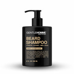 Beard Shampoo - MenS Beard Wash - Hydrate, Cleanse, Soften & Strengthen - For Itchy & Flaky Facial Hair - With Witch Hazel - All Skin & Beard Types - Vegan - Amber Leather Scent - 8Oz