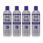Jhirmack Silver Brightening Purple Shampoo Set Of 3 For All Types Of Silver, Grey, And Blonde Hair