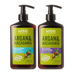 Kiss Color & Care Argan & Macadamia For Dry And Damaged Natural Hair Shampoo & Conditioner Value Set Kiss Color & Care Argan & Macadamia For Dry And Damaged Natural Hair Shampoo & Conditioner Value Set