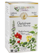 Celebration Herbals Organic Oatstraw Green Flowering Tea, 24 Ct