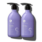 Luseta Biotin Shampoo And Conditioner For Hair - Thickening Shampoo For Thinning Hair - Infused With Argan Oil To Repair Damaged Dry Hair - Sulfate Free Paraben Free-2 X 16.9 Fl Oz