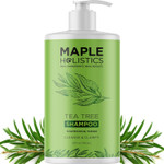 Maple Holistics Tea Tree Oil Shampoo Sulfate Free - Deep Cleansing Vegan Tea Tree Shampoo For Oily Hair And Scalp - Daily For Build Up With Rosemary Essential Oil For All Hair Types 25 Fl Oz