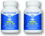Adk 10 Supplement (180 Count) - Physician Formulated Vitamins A1, D3 & K2 (As Mk7) For Bone Health - Immune System Support - Gluten Free, Soy Free, Non-Gmo - 90 Capsules