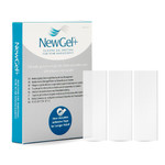 Advanced Silicone Scar Treatment Sheets For Old, New Scars, Surgery, Keloids, C-Section, Burns, By Newgel Plus By Mynewgel, 1" X 3" Sheet (3 Count) - Clear