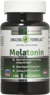 Amazing Formulas Melatonin Supplement | 1 Mg Per Serving | 365 Tablets | 1 Year Supply | Non-Gmo | Gluten Free | Made In Usa