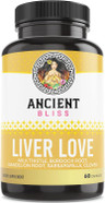 Ancient Bliss Liver Love - Liver Detox, Liver Cleanse Detox Repair, Liver Support, Liver Supplement, Milk Thistle Liver Detox, Everyday Liver Vitamins For Women And Men (60 Capsules)