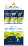 Ancient Nutrition Rapid Hydration Powder, Strawberry Lemonade, Electrolytes From Natural Sea Salts And Red Marine Algae, Supports Rapid Body Hydration And Cellular Health, 15 Servings