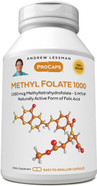 Andrew Lessman Methyl Folate 1000Mg - 60 Capsules - 1000 Mcg L-Methyl Folate, Potent Levels Of Essential Vitamin B9. Supports Healthy Heart, Brain, Immune And Pregnancy. Easy To Swallow Capsules