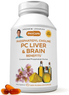 Andrew Lessman Pc Liver And Brain Benefits 60 Softgels - Phosphatidyl Choline, Most Important Building Block For Healthy Liver And Brain Structure, Function. No Additives. Easy To Swallow Softgels