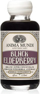 Anima Mundi Apothecary Black Elderberry Syrup - Organic Elderberry Syrup With Skullcap Baikal, Cordyceps, Reishi, Shiitake & Maitake Mushrooms To Help Support Immune Health (4Oz / 118Ml)