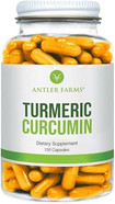 Antler Farms  100% Pure Turmeric Curcumin, 130 Capsules, 95% Curcuminoids & Black Pepper Extract, Enhanced Absorption  Vegan, Non Gmo, No Gluten, Soy Or Dairy