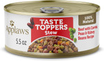 Applaws Taste Toppers, Grain-Free Dog Food Topper, Limited Ingredient, Beef Stew With Carrots, Peas & Kidney Beans (12 X 5.5Oz Cans)