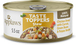 Applaws Taste Toppers, Grain-Free Dog Food Topper, Limited Ingredient, Chicken Stew With Carrots, Green Beans & Potato (12 X 5.5Oz Cans)