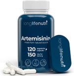 Artemisinin 150Mg - Extracted From Sweet Wormwood, 120 Vegetarian Capsules, Organic Artemisia Annua Supplement For Daily Detox, 4-Months Supply, Gmp Certified, Made In Usa