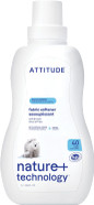 Attitude Liquid Fabric Softener, Plant-Based & Vegan, He Compatible, Naturally Derived, Citrus Zest Scent, 40 Loads, 33.8 Fl Oz