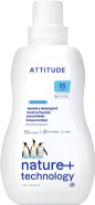 Attitude Liquid Laundry Detergent, Ewg Verified, He Compatible, Plant-Based & Vegan, Natural Laundry Soap, Wildflowers Scent, 35 Loads, 35.5 Fl Oz