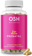 Ayurvedic Elite Prenatal Vitamins With Folate, Choline, Iron, Iodine & More | Made In Usa | Optimal Bioavailability | Supports Baby'S Growth And Brain Development | 30 Day Supply - Osh Wellness