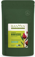 Banyan Botanicals Hibiscus Powder  Organic Hibiscus Sabdaiffa  For Refreshing Hibiscus Tea  Supports Healthy Hair & Skin*  1/2 Lb.  Non-Gmo Sustainably Sourced Vegan