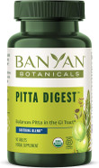 Banyan Botanicals Pitta Digest  Organic Digestive Supplement  Soothing & Calming Digestion Aid To Support A Comfortable Post-Meal Experience*  90 Tablets  Non Gmo Sustainably Sourced Vegan