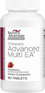 Bariatric Advantage Chewable Advanced Multi Ea - High Potency Daily Multivitamin With Iron For Bariatric Surgery Patients - Mixed Fruit Flavor - 60 Count