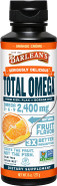 Barlean'S Total Omega 3 6 9 Orange Crème Liquid Fish Oil Supplement With Borage And Flaxseed Oil, 2,400 Mg Of Omegas Epa And Dha Plus Gla For Joint And Heart Health, 8 Oz