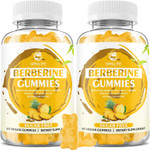 Berberine Gummies With Ceylon Cinnamon 1500Mg High Potency Berberine Hcl Supplement For Immune And Metabolism Support, Sugar Free Organic Berberine Gummies Pineapple Flavor - 120 Count