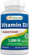 Best Naturals Vitamin D3 5000 Iu 360 Softgels