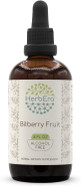 Bilberry Fruit B120 Alcohol-Free Herbal Extract Tincture, Concentrated Liquid Drops Natural Bilberry (Vaccinium Myrtillus) Dried Fruit 4 Fl Oz