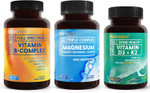Bioemblem Adults Triple Magnesium Complex And Vitamin D3 K2 And Vitamin B-Complex - 270 Count
