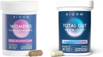 Biohm Total Probiotic For Women Bundle, 30 Billion Cfu Probiotics For WomenS Balanced, Natural, Digestive Enzymes, Clinically Studied, Non-Gmo, 30 Servings Each