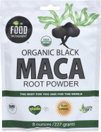 Black Maca 8 Oz Raw Food Powder - Organic, Non-Gmo, Vegan, Gluten Free- Black Maca Root Supplement For Whole Body Wellness