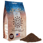 Black Rifle Coffee Company Ground Coffee Medium Roast - Roasted Blend Made From Pure Arabica Beans - Colombian & Brazilian Beans - Veteran Founded & American Made (Freedom Roast, 12Oz Bag)
