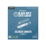 Black Rifle Coffee Company Light Roast K Cups - Single Serve K Cups Coffee Pods - Kcup Pods Compatible With Keurig 1.0 & 2.0 - Made From Pure Arabica Beans (Silencer Smooth, 32 Count)