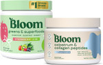 Bloom Nutrition Superfood Greens Powder, Digestive Enzymes With Probiotics And Prebiotics, Gut Health, Bloating Relief, Strawberry Kiwi + Bovine Colostrum Powder | Pure 40% Igg Premium Colostrum
