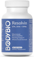 Bodybio Resolvin - Specialized Pro-Resolving Mediators Spms With Herring Caviar Extract - Support Healthy Inflammation Response, Skin Repair, Joint Comfort & Brain Health