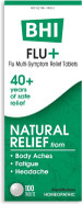 Bhi Flu + Cold Multi-Symptom Relief Natural Safe Non-Drowsy Remedy 11 Targeted Homeopathic Active Ingredients For Body Aches, Fatigue, Chills & Headache - 100 Tablets Bhi Flu + Cold Multi-Symptom Relief Natural Safe Non-Drowsy Remedy 11 Targeted Homeopathic Active Ingredients For Body Aches, Fatigue, Chills & Headache - 100 Tablets