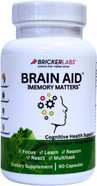 Brain Aid Memory Matters  Nootropic Brain Supplement With Neumentix Spearmint Extract For Cognitive Support, Focus, Concentration, And Memory  90 Capsules