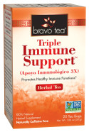 Bravo Tea Sleep & Renew Herbal Tea Caffeine Free, 20 Tea Bags, 6 Count