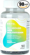 Briyo All Around Men - 38 Nutrients (Essential Vitamins, Minerals, Natural Extracts, Amino Acids) - 90 Capsules