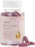 Built By Nature Vitamins For Women  Women'S Complete Daily Multivitamin Supplement With A, B, C, D, E, Iron, Calcium, Magnesium And Multi Minerals  Wellness & Immune Health Support - 60 Softgels