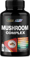 Cadane Mushroom Complex Supplements - 19In1 Concentrated With Lions Mane, Cordyceps Sinensis, Reishi, Turkey Tail Mushroom, Maitake, Chaga, Shiitake, Enoki & More - 120 Caps For 4 Months Supply