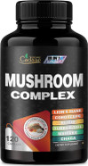 Cadane Mushroom Complex Supplements - 19In1 Concentrated With Lions Mane, Cordyceps Sinensis, Reishi, Turkey Tail Mushroom, Maitake, Chaga, Shiitake, Enoki, Agaricus, And More - 120 Vegan Capsules