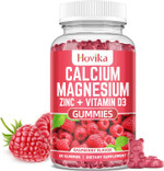 Calcium Magnesium Zinc Gummies With Vitamin D3, C, B6, K2, Potassium - Calcium For Kids & Adults - Magnesium Supplement Calm Gummies For Bone & Muscle & Immune Health, Pineapple Flavor - 60 Count